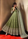 Sr 1725 Georgette With Embroidery Sequence Work Readymade Suits